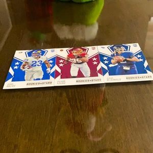 3 rookie card football cards